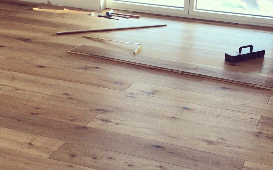 Dřevěná podlaha – realizace Chrustenice